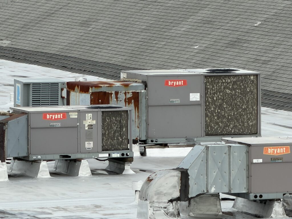 Commercial Hail Damage to HVAC